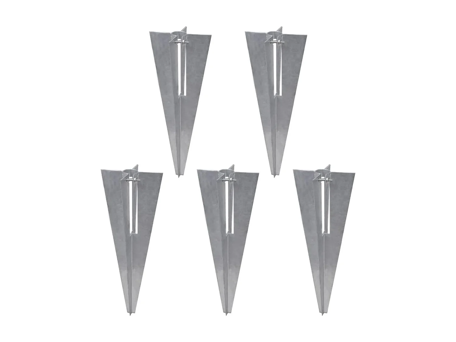 Clôture à mailles losangées et poteaux acier galvanisé 15x15 m