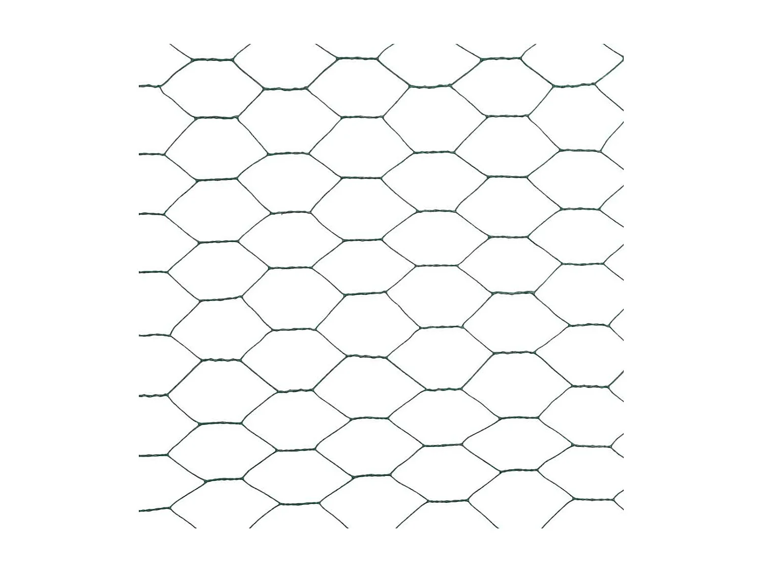 Cerca de Arame Galinheiro 25x1,2m em Aço Revestido de PVC Verde para Jardins e Protetores de Animais