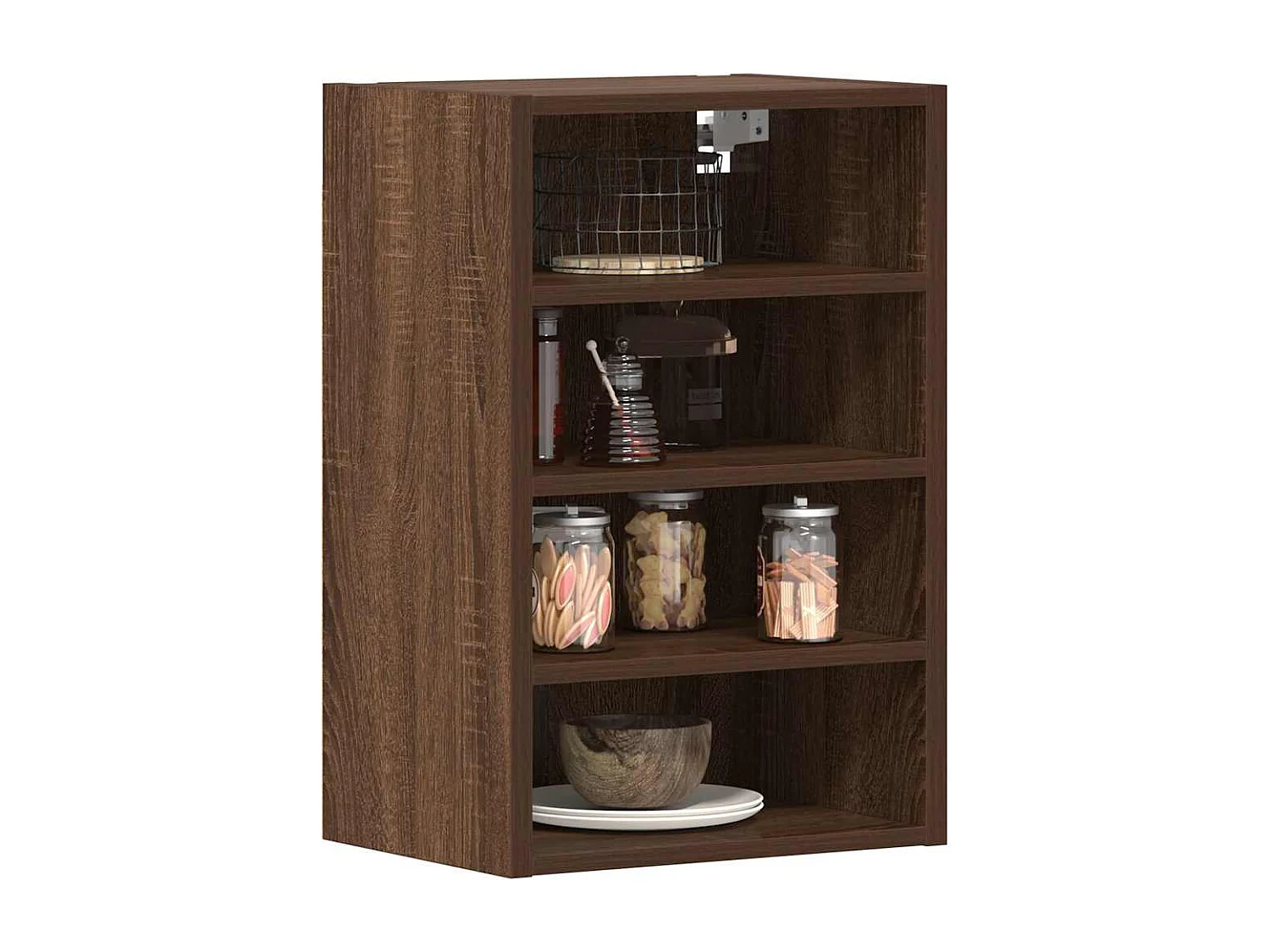 Armoire suspendue "Riga" Chêne brun 40 x 29,5 x 60 cm Bois d'ingénierie