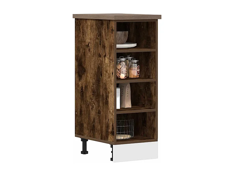 Onderkast Riga 30x44,5x81,5 cm bewerkt hout gerookt eikenkleurig