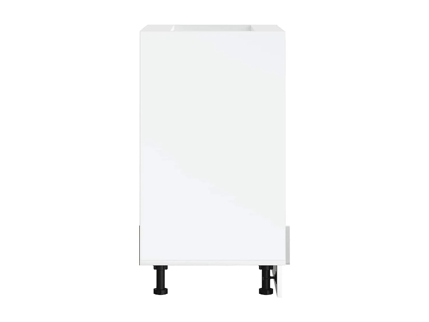 Armoire à four Porto gris béton bois d'ingénierie