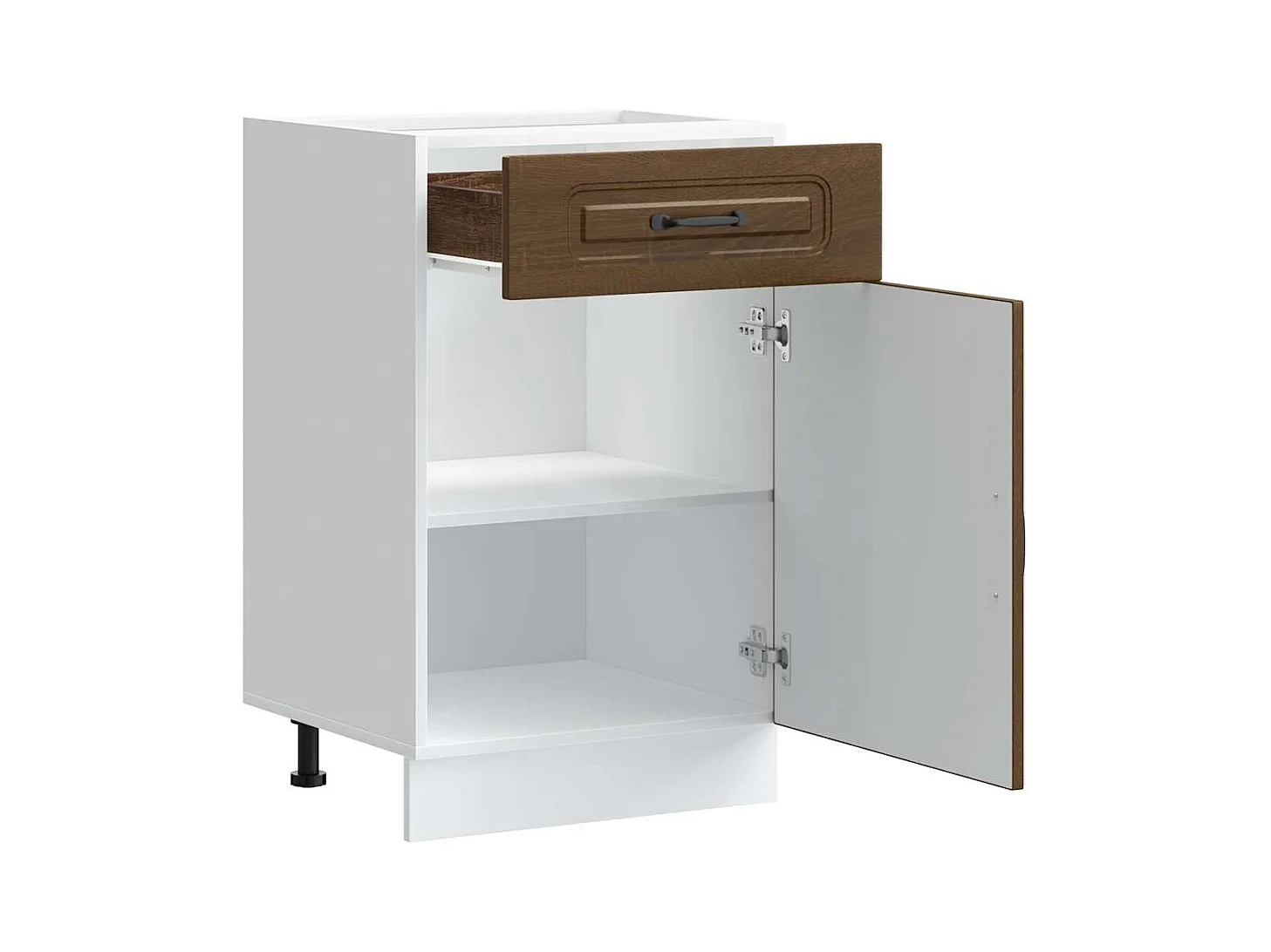 Armoire de cuisine Kalmar chêne marron bois d'ingénierie