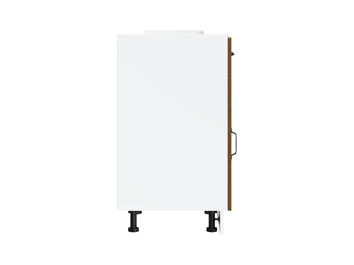 Armoire de cuisine Kalmar chêne marron bois d'ingénierie