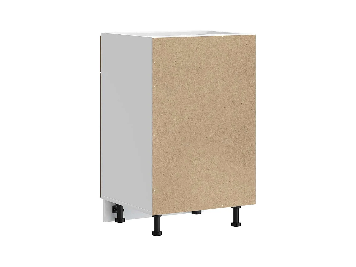 Armoire de cuisine Kalmar chêne marron bois d'ingénierie