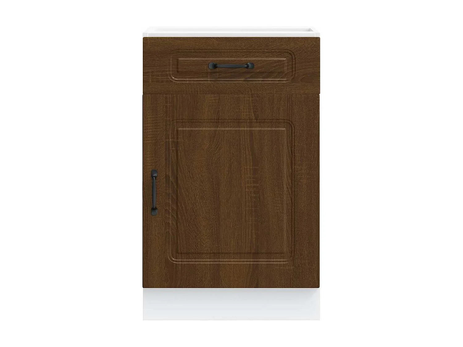 Onderkast Kalmar bewerkt hout bruin eikenkleur