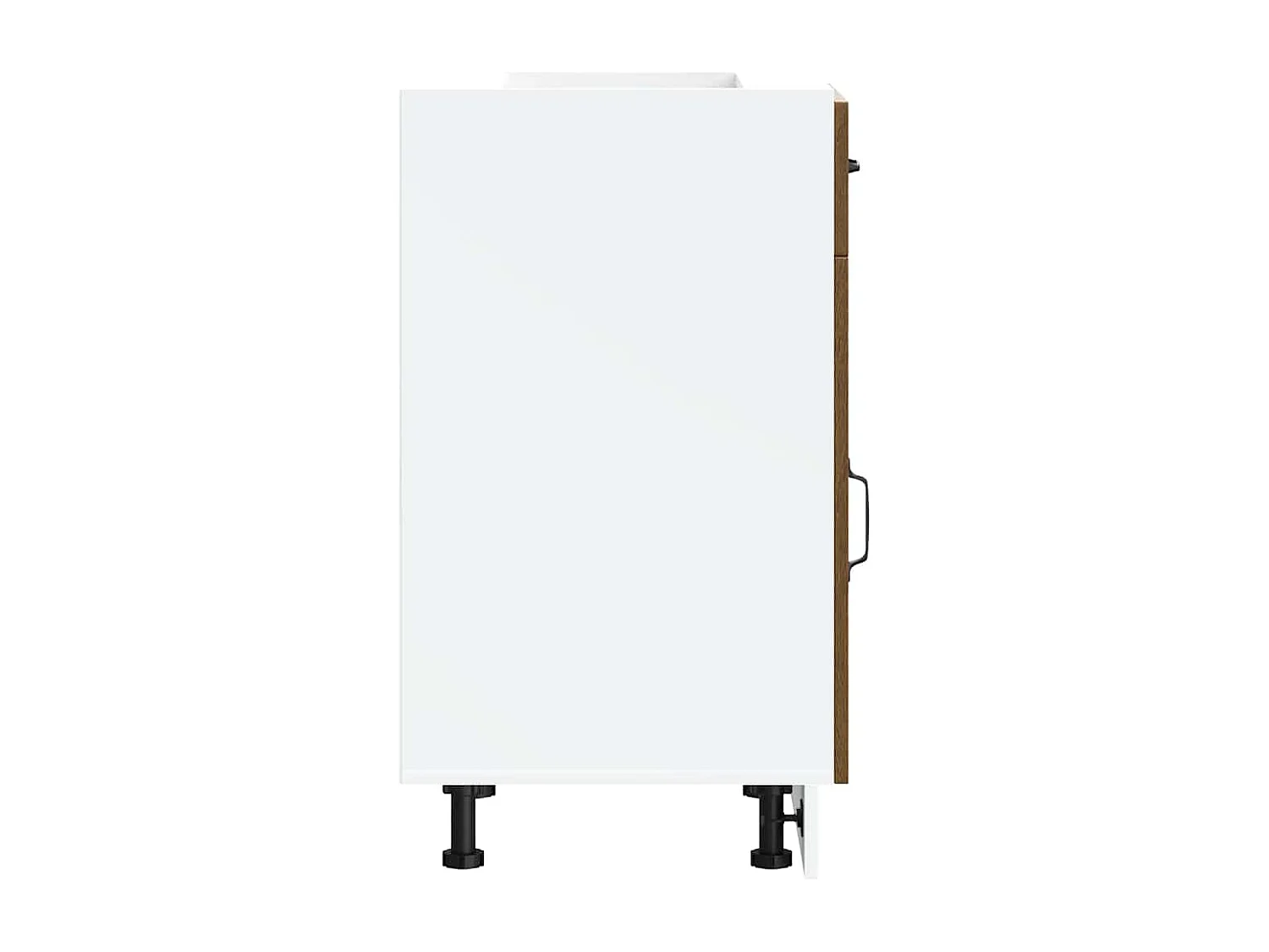 Onderkast Kalmar bewerkt hout bruin eikenkleur