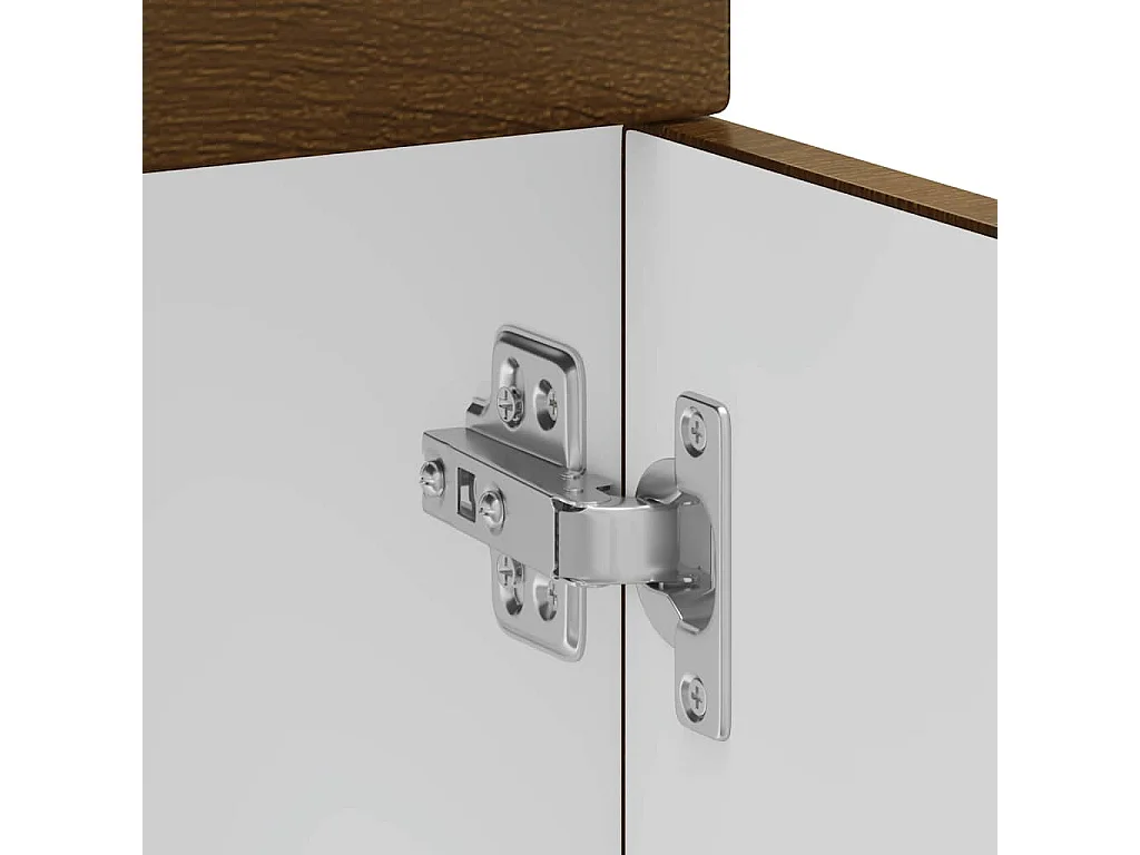 Onderkast Kalmar bewerkt hout bruin eikenkleur