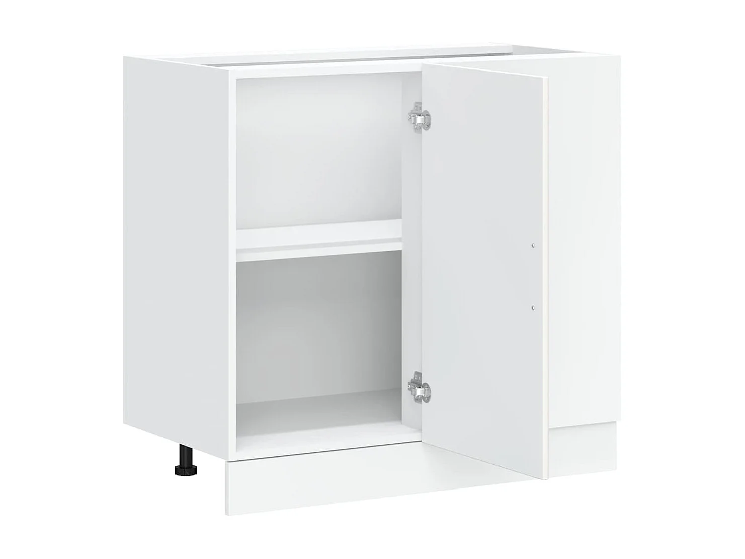Armoire de cuisine Kalmar blanc bois d'ingénierie