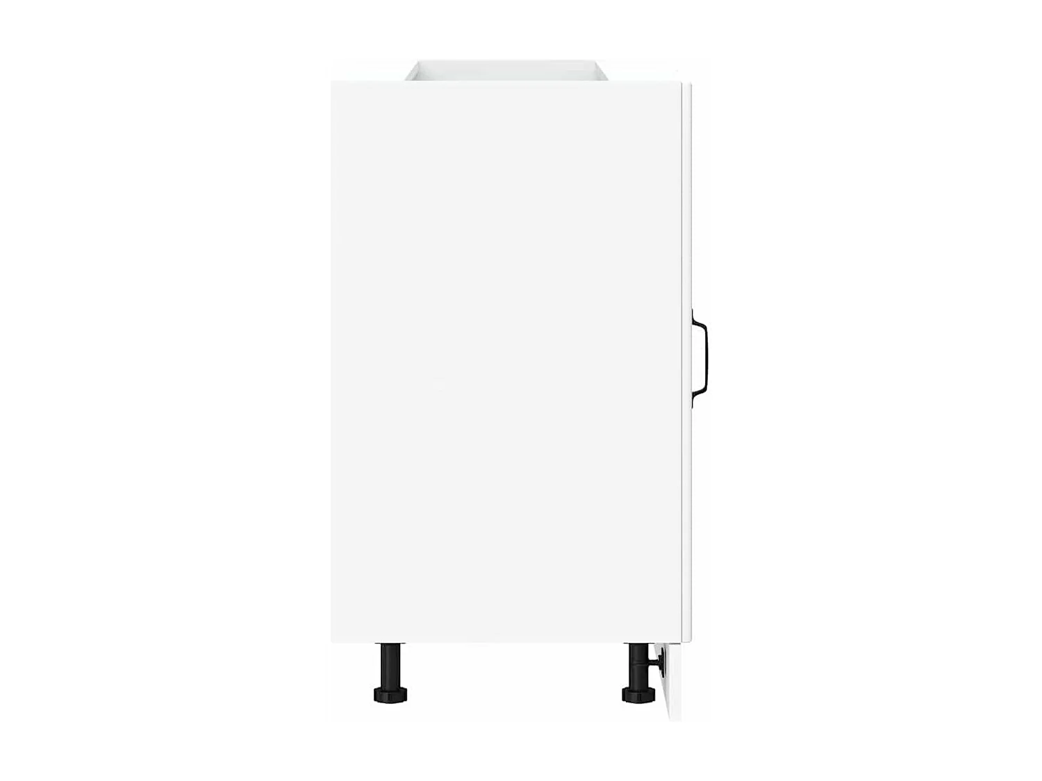 Armoire de cuisine Kalmar blanc bois d'ingénierie