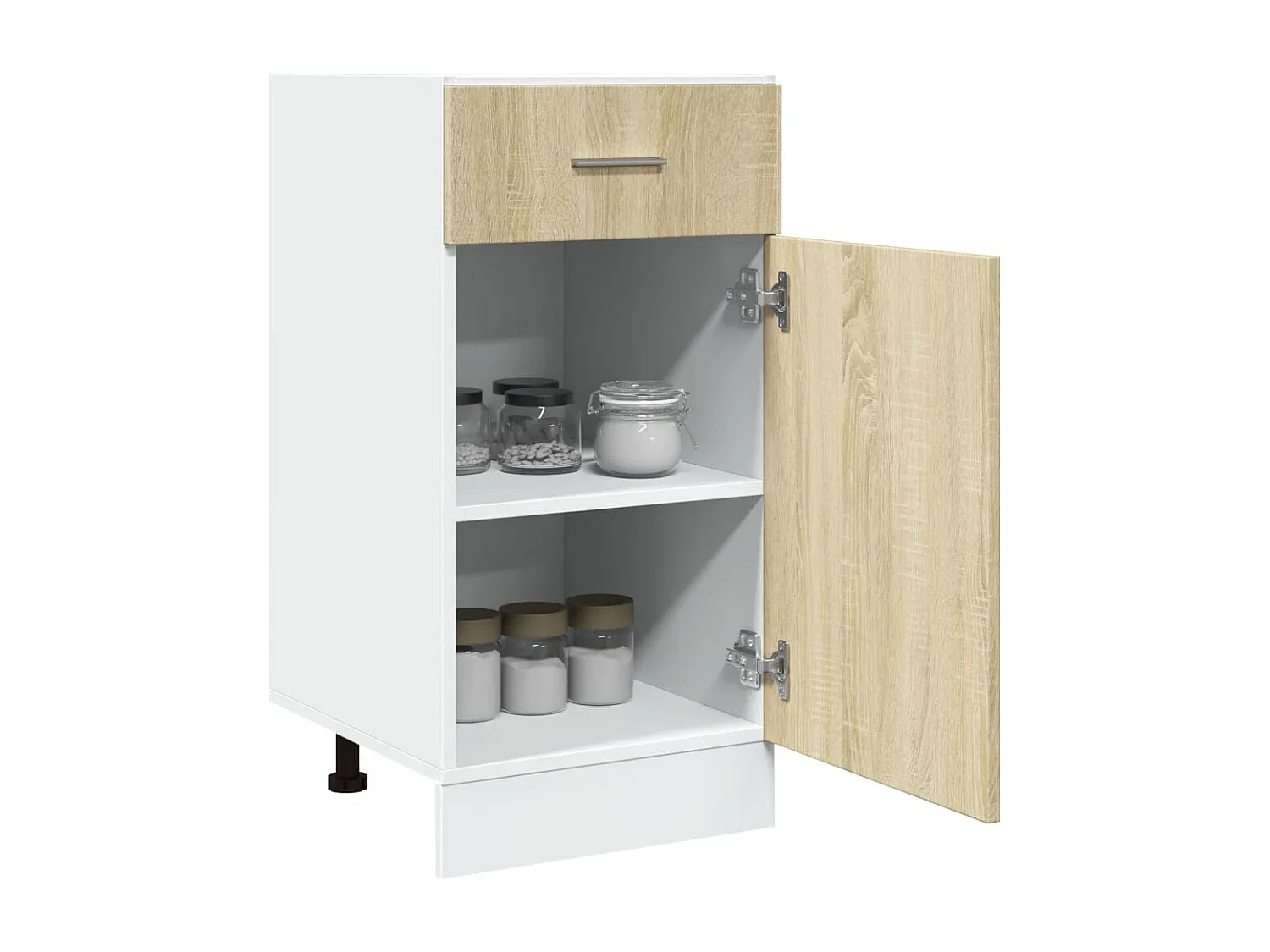 Armoire à tiroirs inférieure "Lyon" Chêne Sonoma 40 x 46 x 81,5 cm Bois d'ingénierie