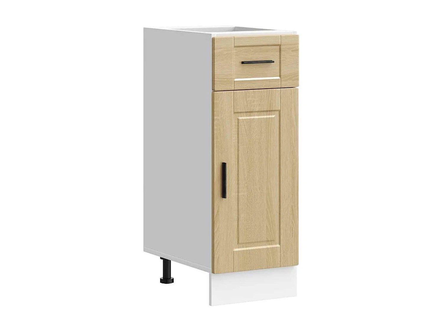 Mueble bajo de cocina porto roble sonoma madera reconstituida