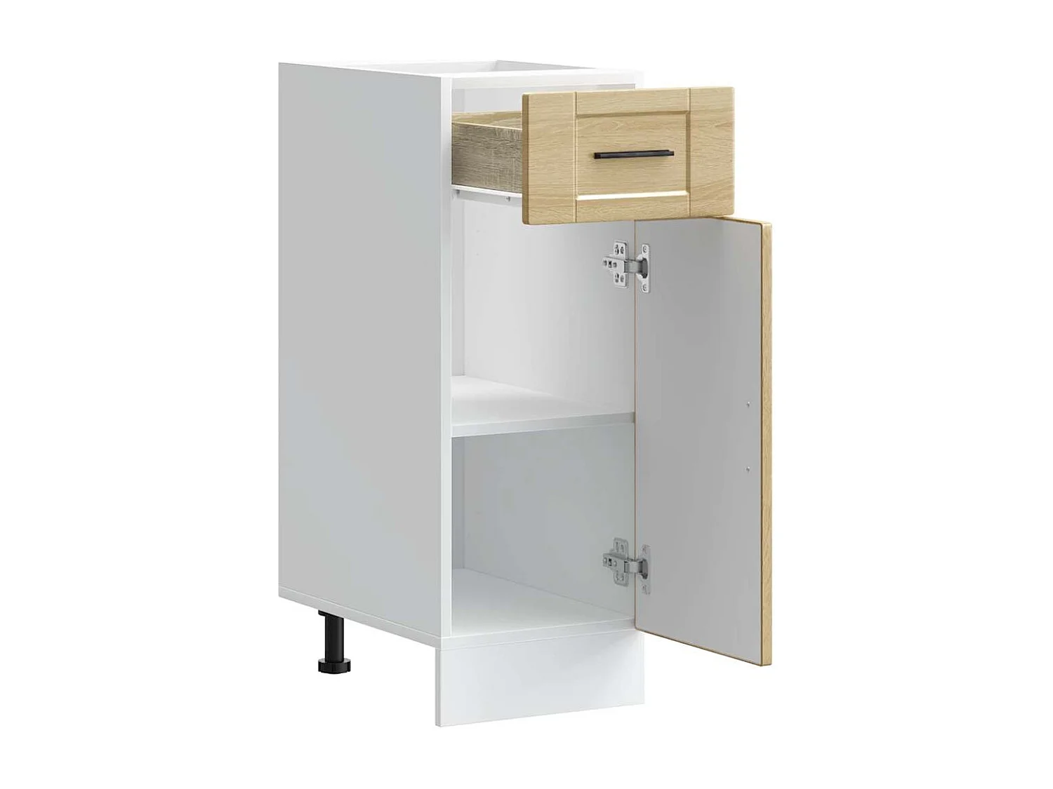 Mueble bajo de cocina porto roble sonoma madera reconstituida