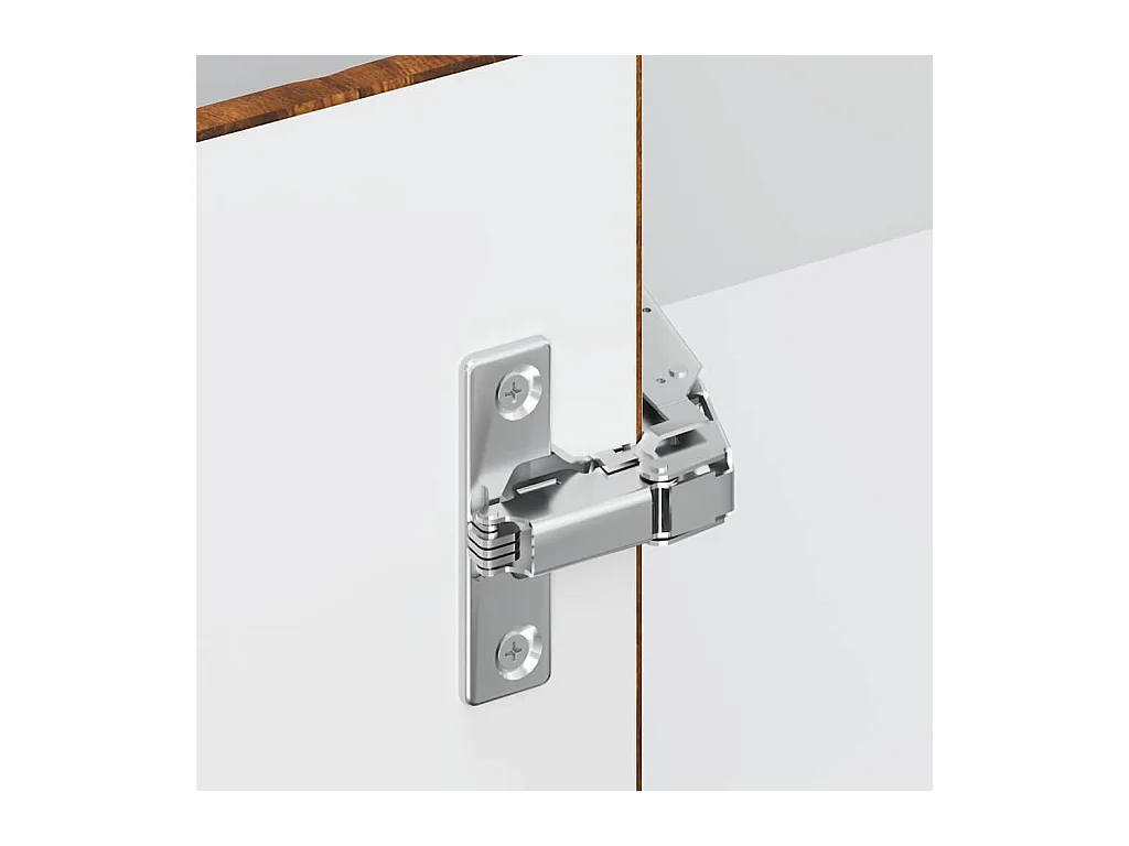 Armoire d'angle de cuisine Porto chêne fumé bois d'ingénierie