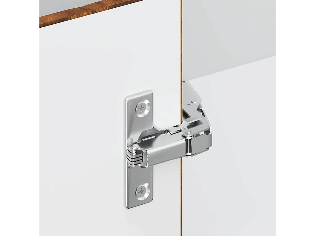 Armoire d'angle de cuisine Porto chêne fumé bois d'ingénierie