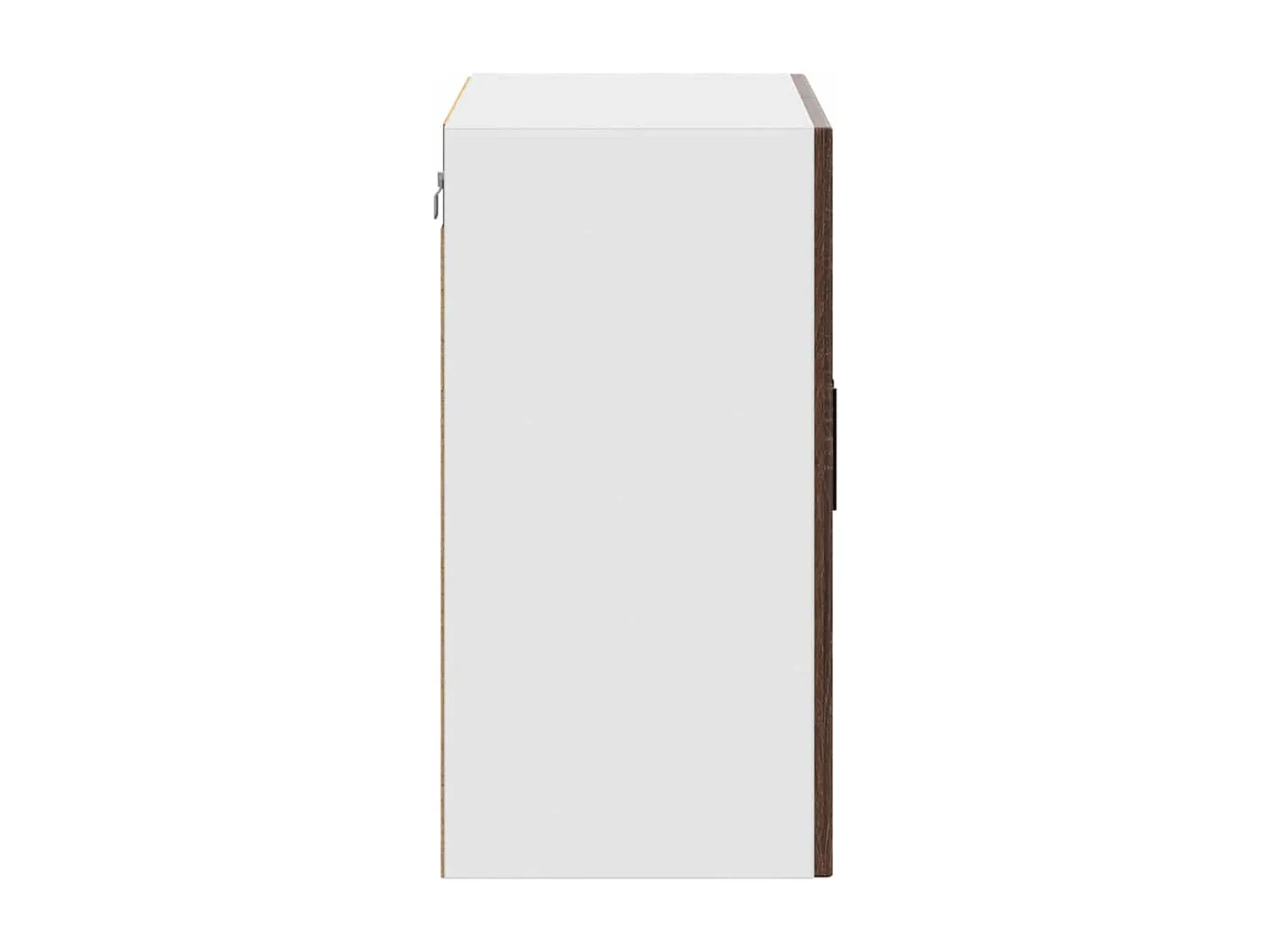 Armoire murale de cuisine et porte en verre Porto chêne marron