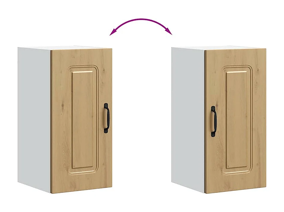 Küchen-Hängeschrank Kalmar Artisan-Eiche Holzwerkstoff