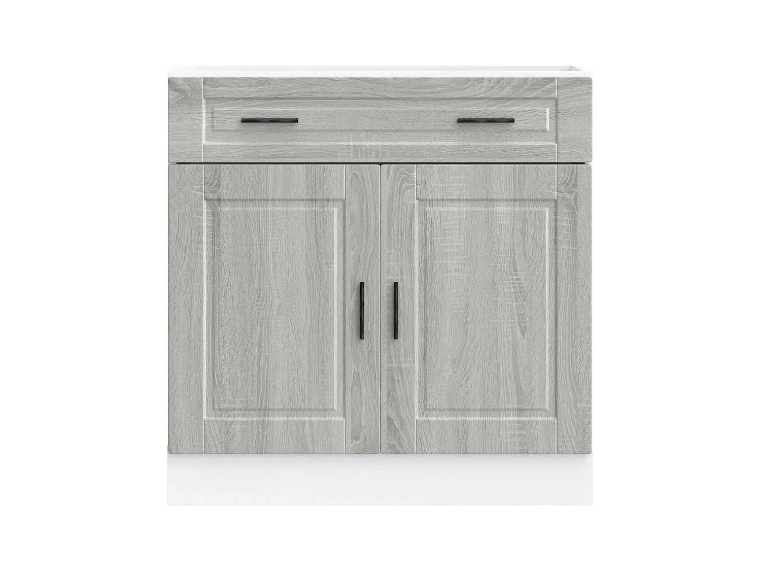 Armoire de cuisine Porto sonoma gris bois d'ingénierie