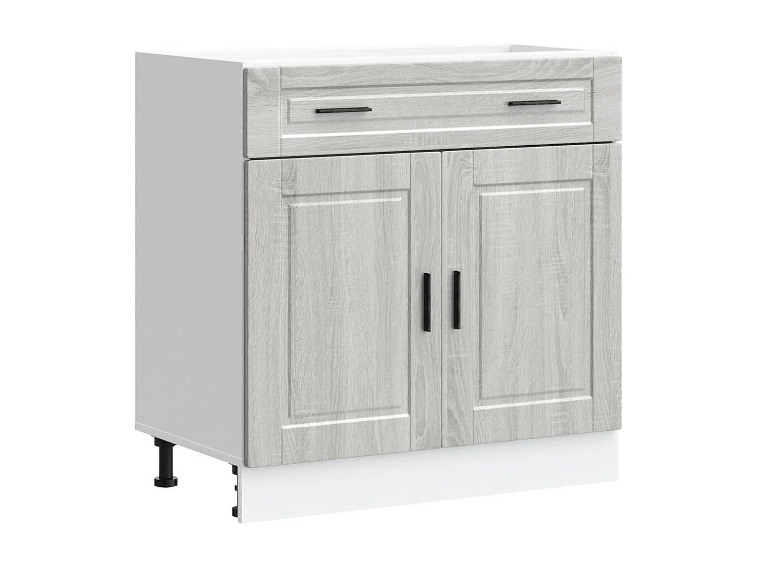 Küchenunterschrank Porto Grau Sonoma Holzwerkstoff