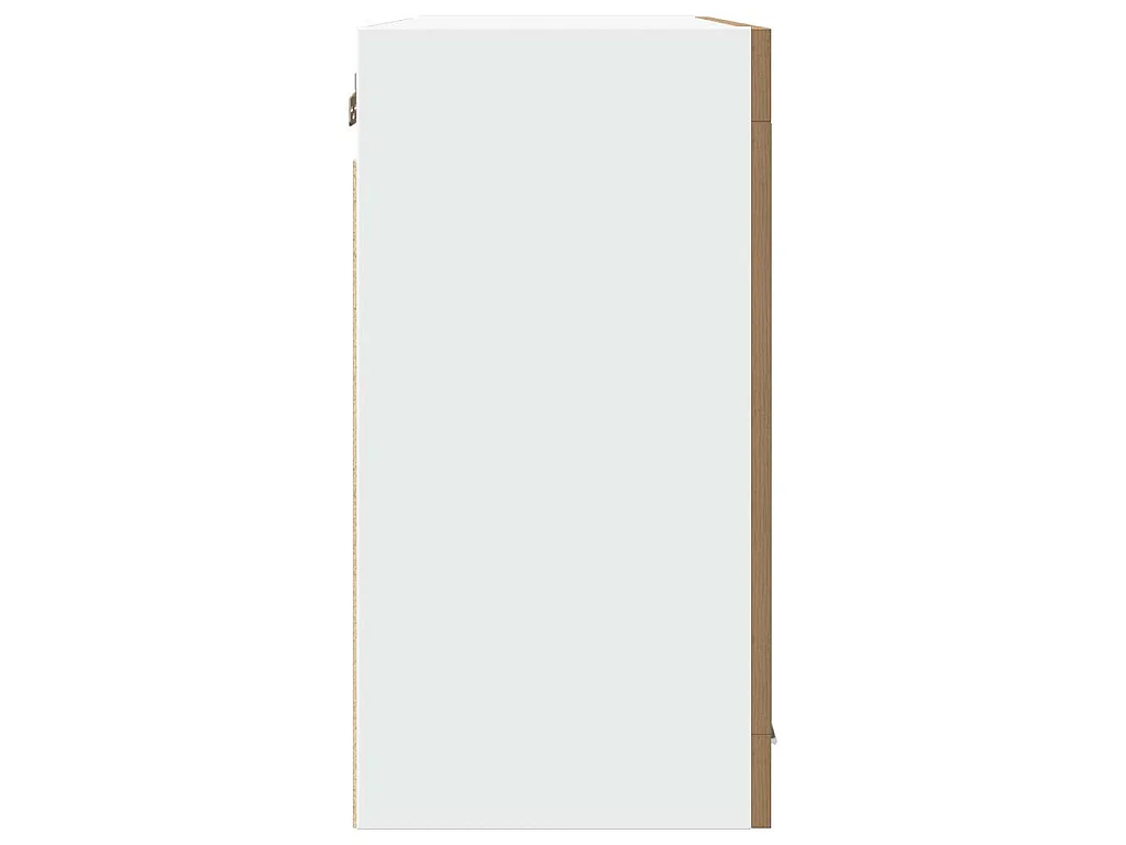 Vitrine suspendue "Lyon" Chêne artisanal 80 x 31 x 60 cm Bois d'ingénierie