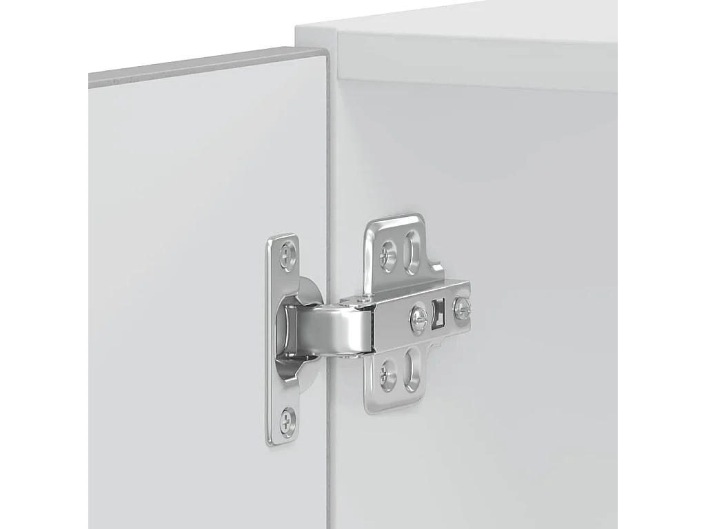 Armoires de four 2 pcs Porto gris béton bois d'ingénierie