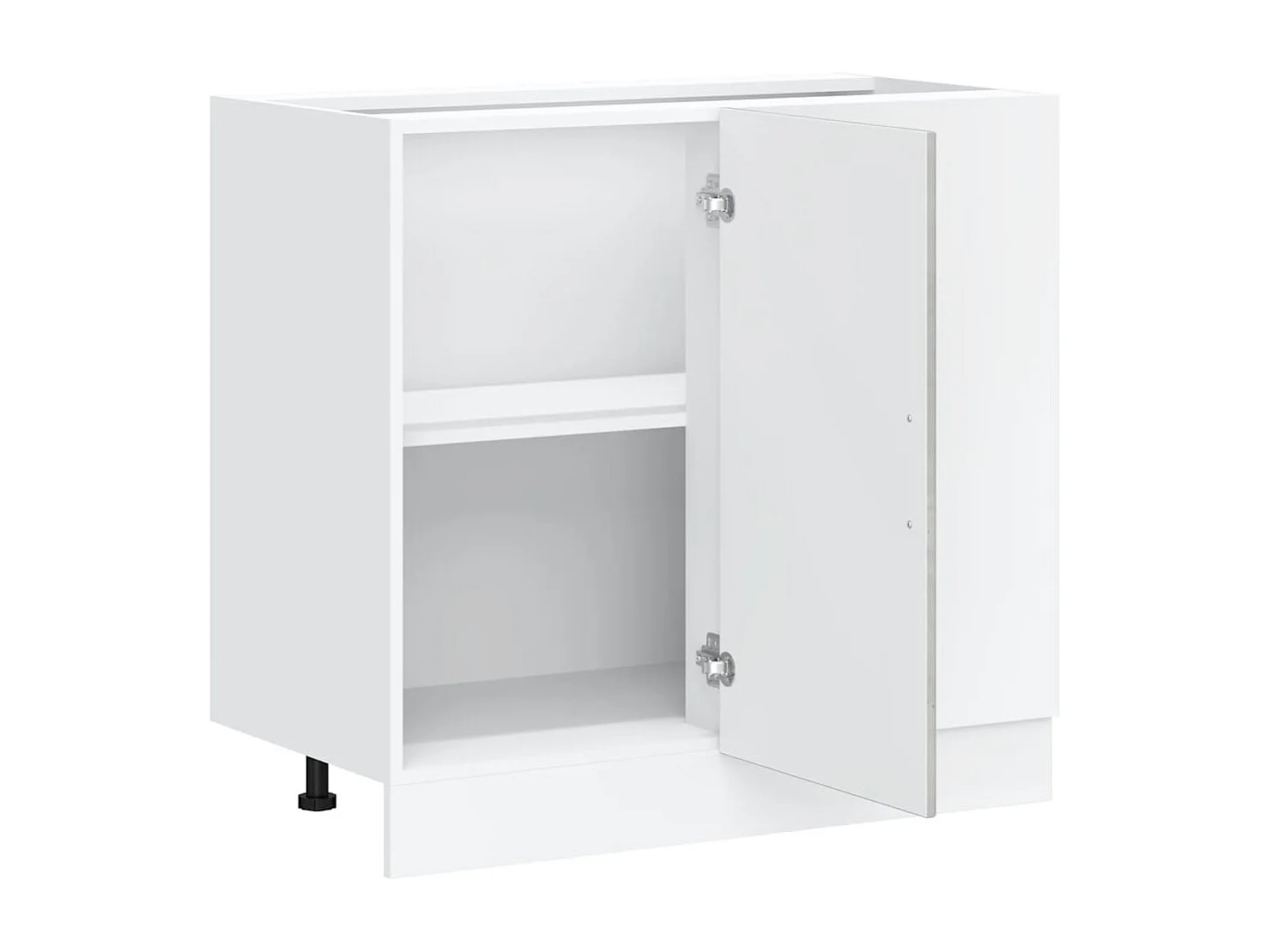 Armoire de cuisine Kalmar gris béton bois d'ingénierie