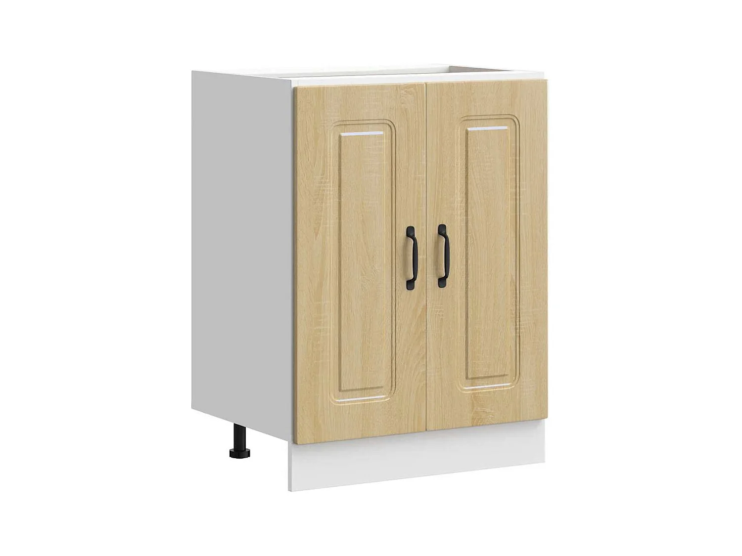 Spoelbakonderkast Kalmar 60x46x81,5cm bewerkt hout sonoma eiken