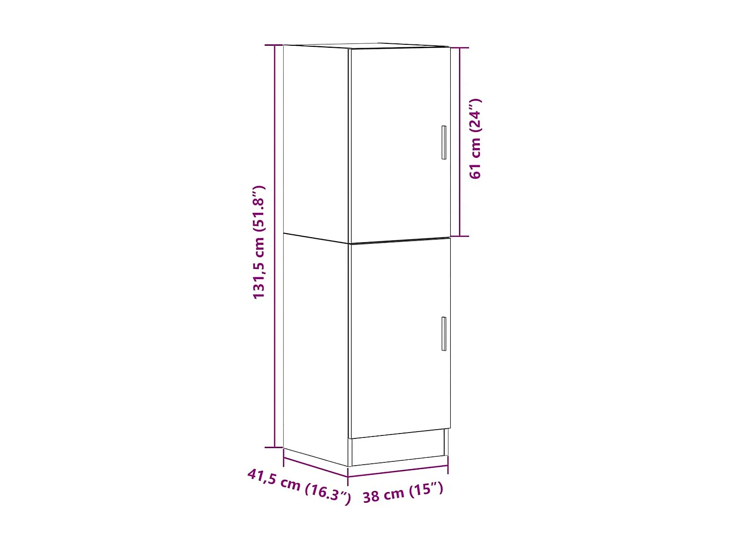 Mobile da Cucina Nero 38x41,5x131,5 cm Legno Multistrato