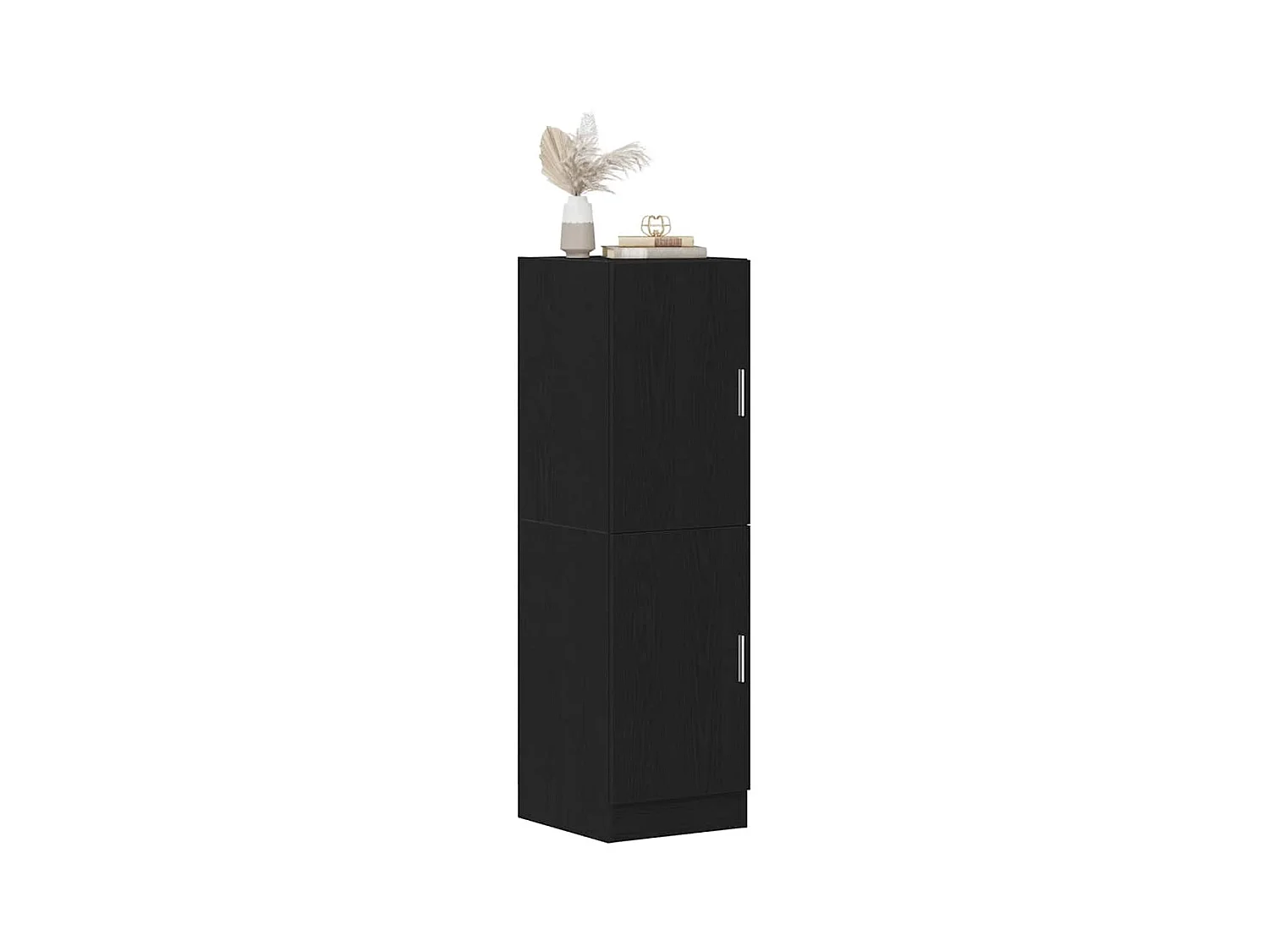 Armoire de cuisine noir 38x41,5x131,5 cm bois d'ingénierie