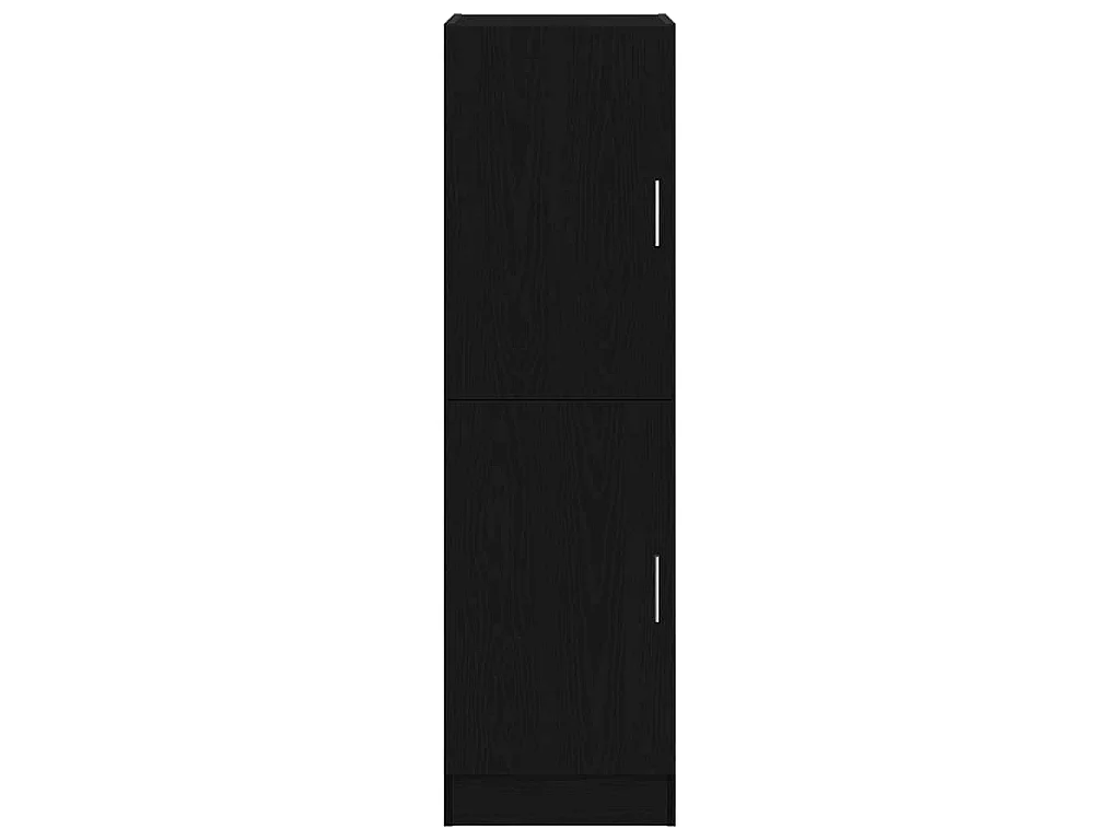 Armoire de cuisine noir 38x41,5x131,5 cm bois d'ingénierie