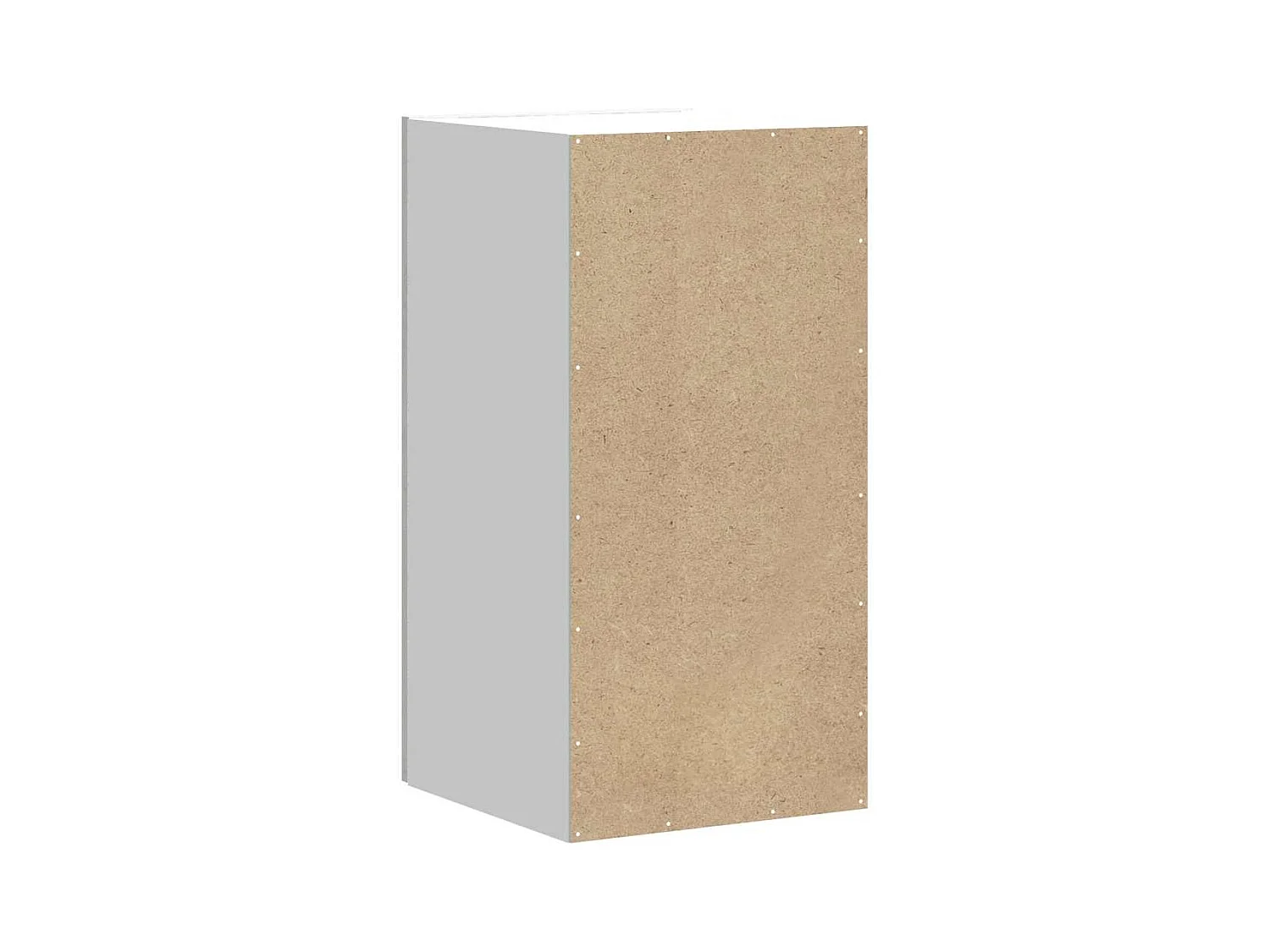 Armoire murale de cuisine Kalmar gris béton bois d'ingénierie