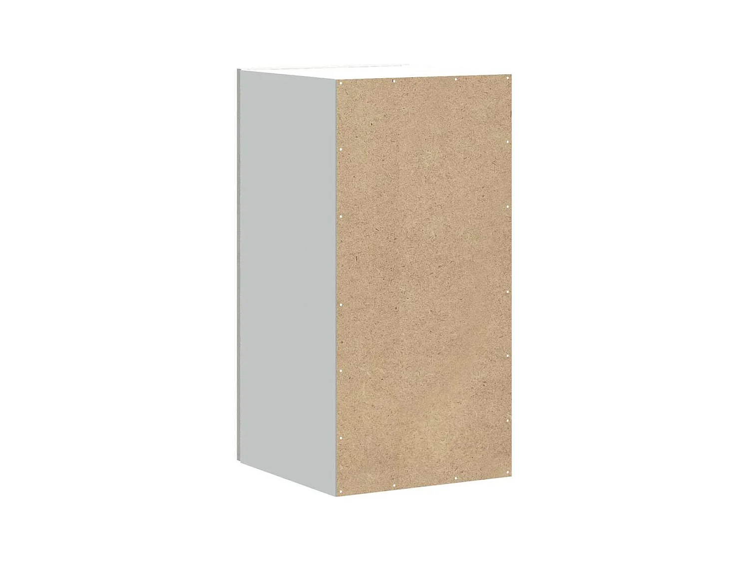 Armoire murale de cuisine Kalmar gris béton bois d'ingénierie