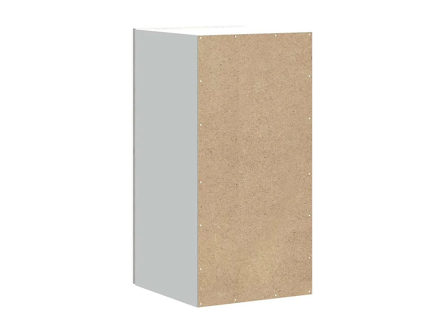 Armoire murale de cuisine Kalmar gris béton bois d'ingénierie