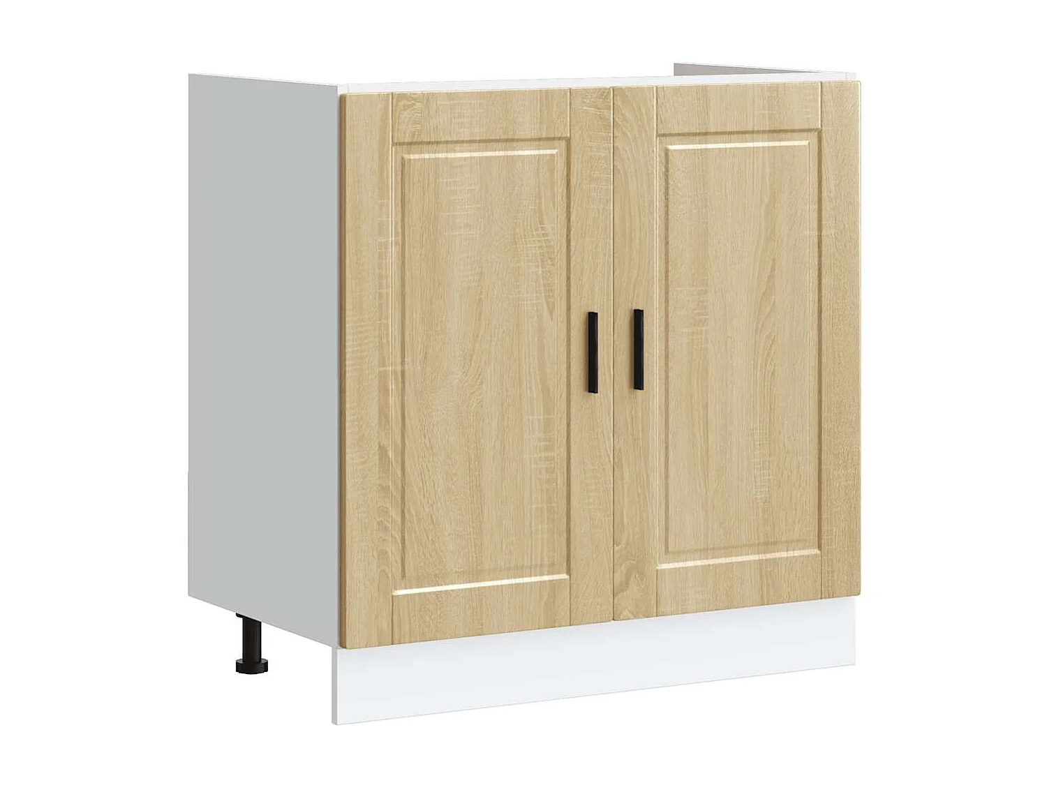 Meuble bas pour évier Porto chêne sonoma bois ingénierie