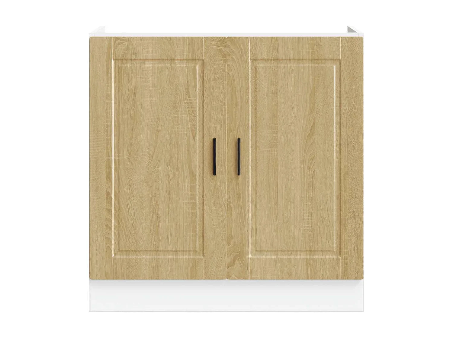 Meuble bas pour évier Porto chêne sonoma bois ingénierie