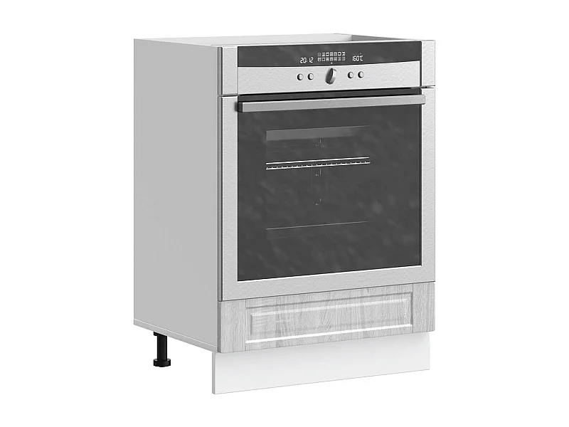 Armadio per Forno Porto Grigio Sonoma in Legno Multistrato