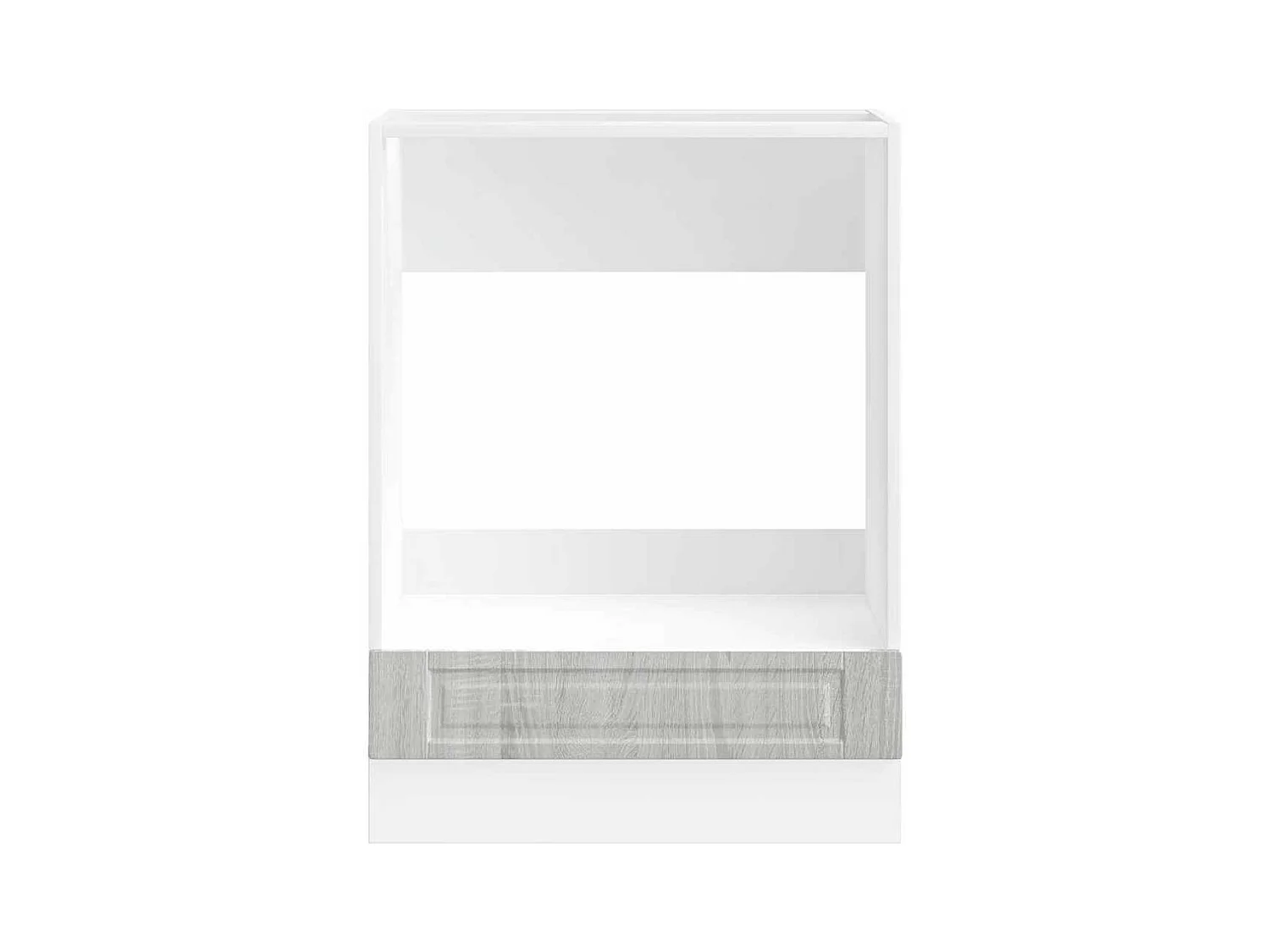 Mueble de horno Porto gris sonoma madera reconstituida