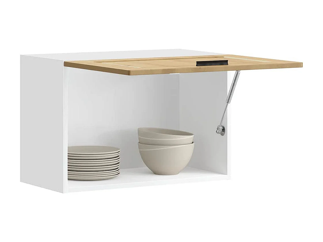 Armoire murale de cuisine Porto chêne artisanal bois ingénierie