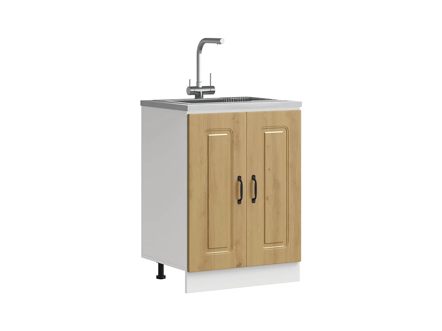 Mobile base lavello Kalmar Rovere Artigianale 60x46x81,5 cm