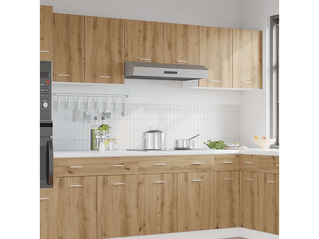 Armoire suspendue "Lyon" Chêne artisanal 40 x 31 x 60 cm Bois d'ingénierie
