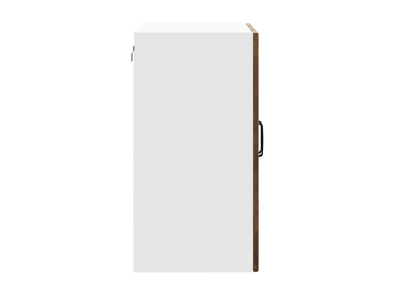 Armoire murale de cuisine avec porte vitrée "Lucca" Chêne fumé Bois d'ingénierie