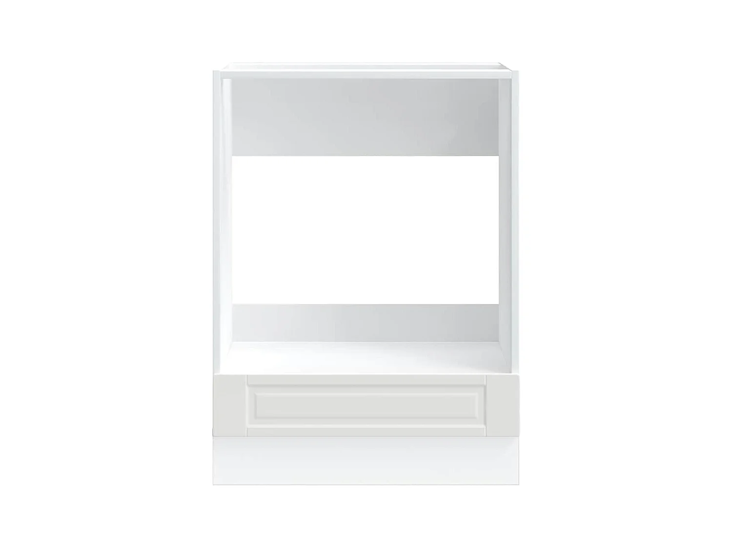 Herdumbauschrank Porto Weiß Holzwerkstoff