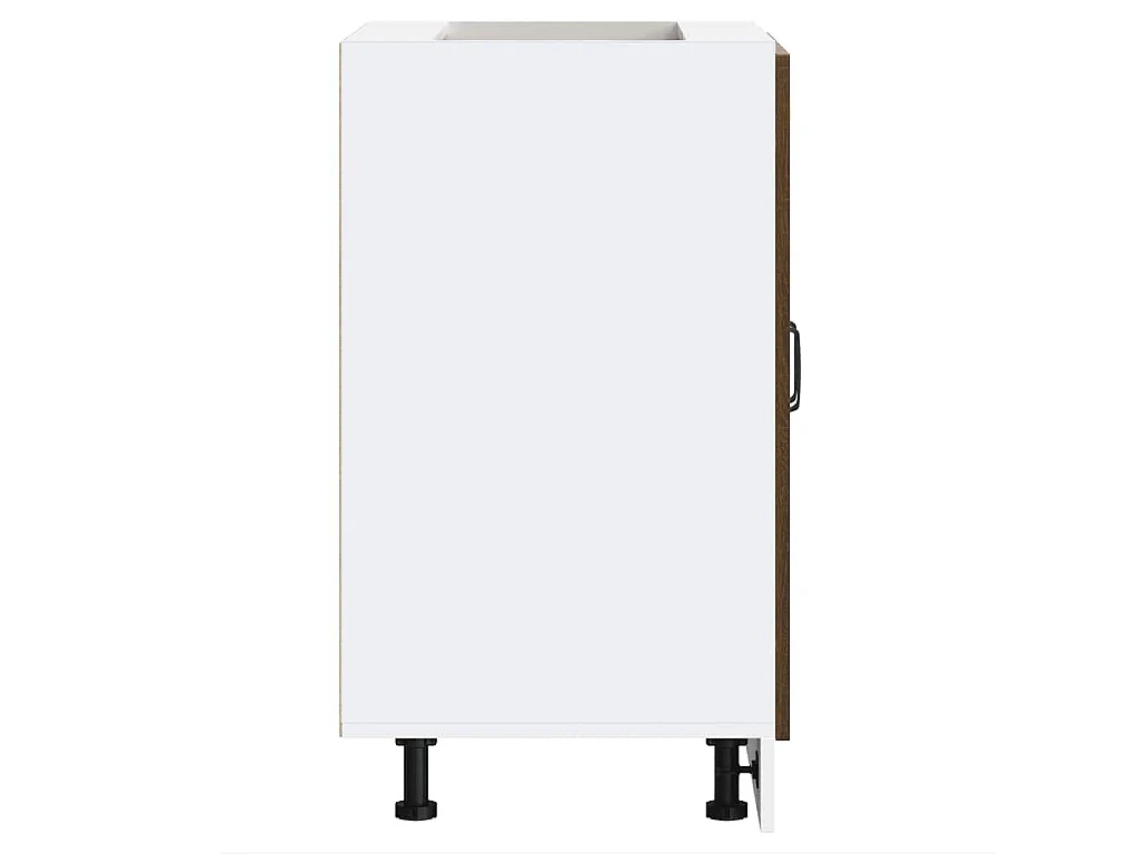 Spülenunterschrank Kalmar Braun Eichen-Optik 60x46x81,5 cm