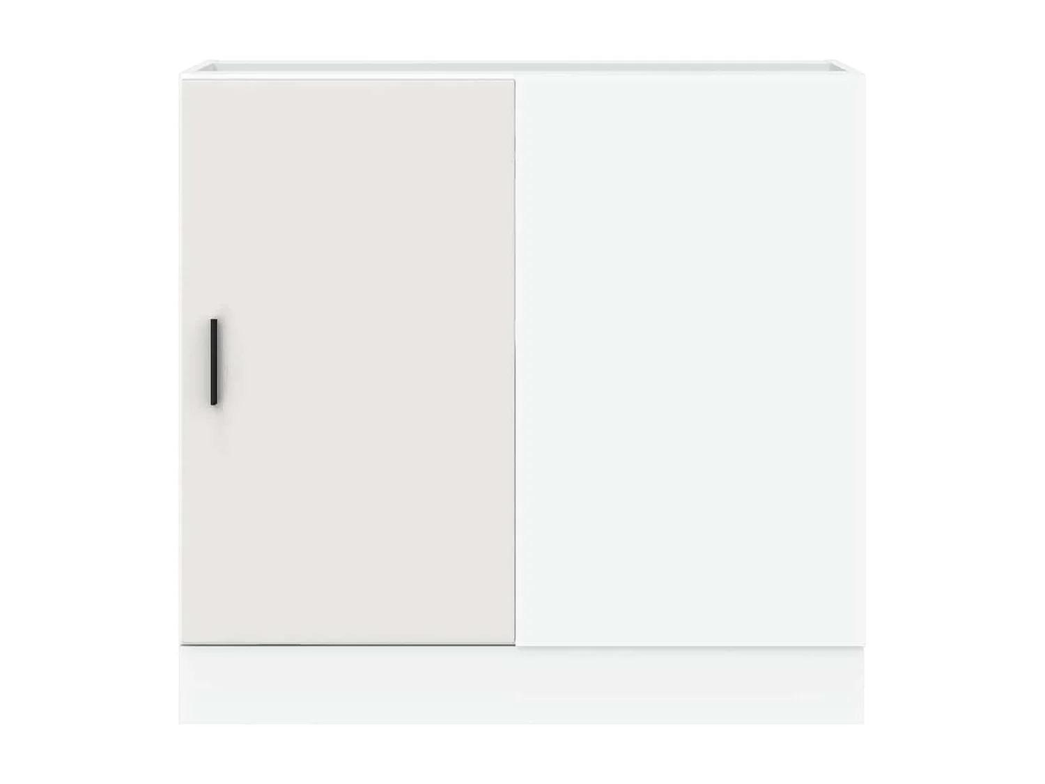 Meuble sous évier "Lyon" Bois d'ingénierie blanc