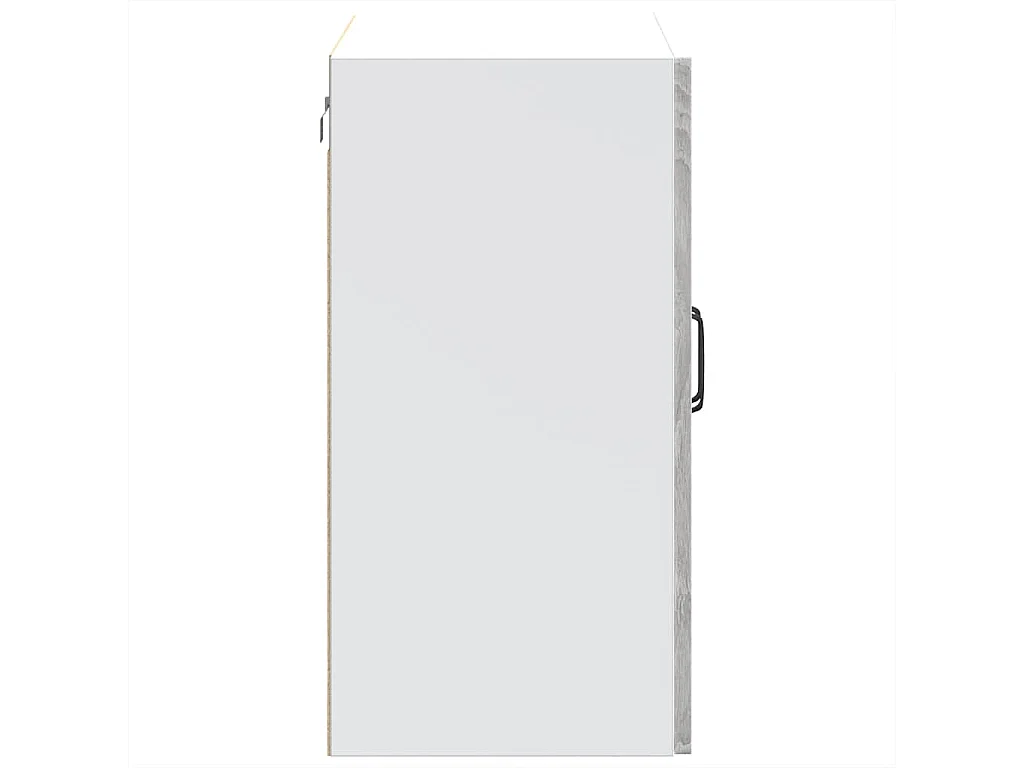 Armoire murale de cuisine avec porte vitrée "Kalmar" Bois d'ingénierie gris Sonoma