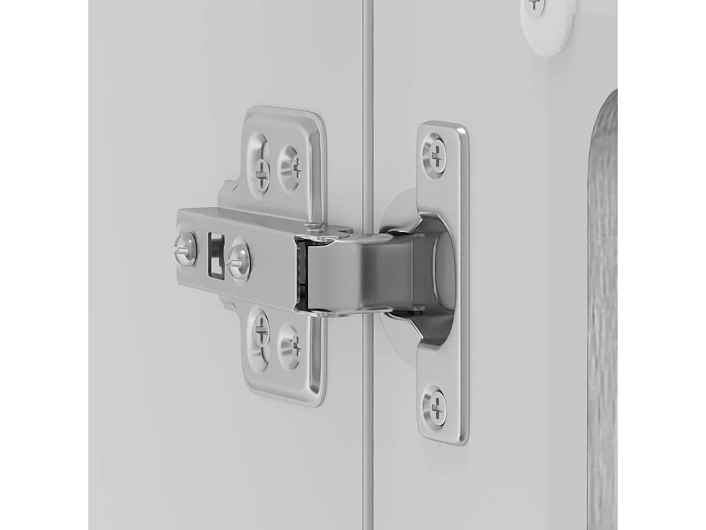 Armoire murale de cuisine avec porte vitrée "Kalmar" Bois d'ingénierie gris Sonoma