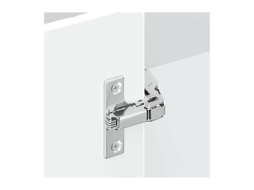 Armoire d'angle de cuisine Porto blanc bois d'ingénierie