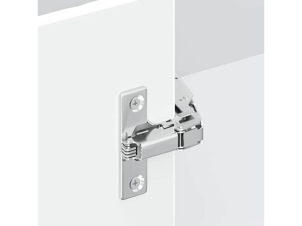 Armoire d'angle de cuisine Porto blanc bois d'ingénierie