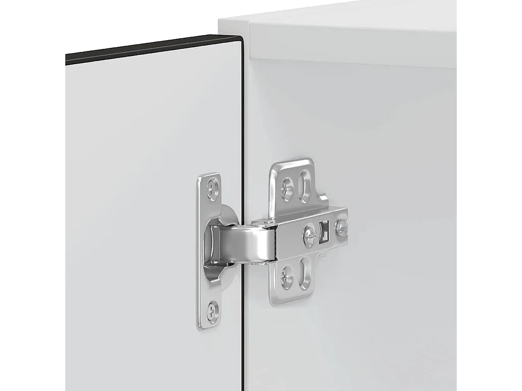 Armoires de four 2 pcs Porto noir bois d'ingénierie