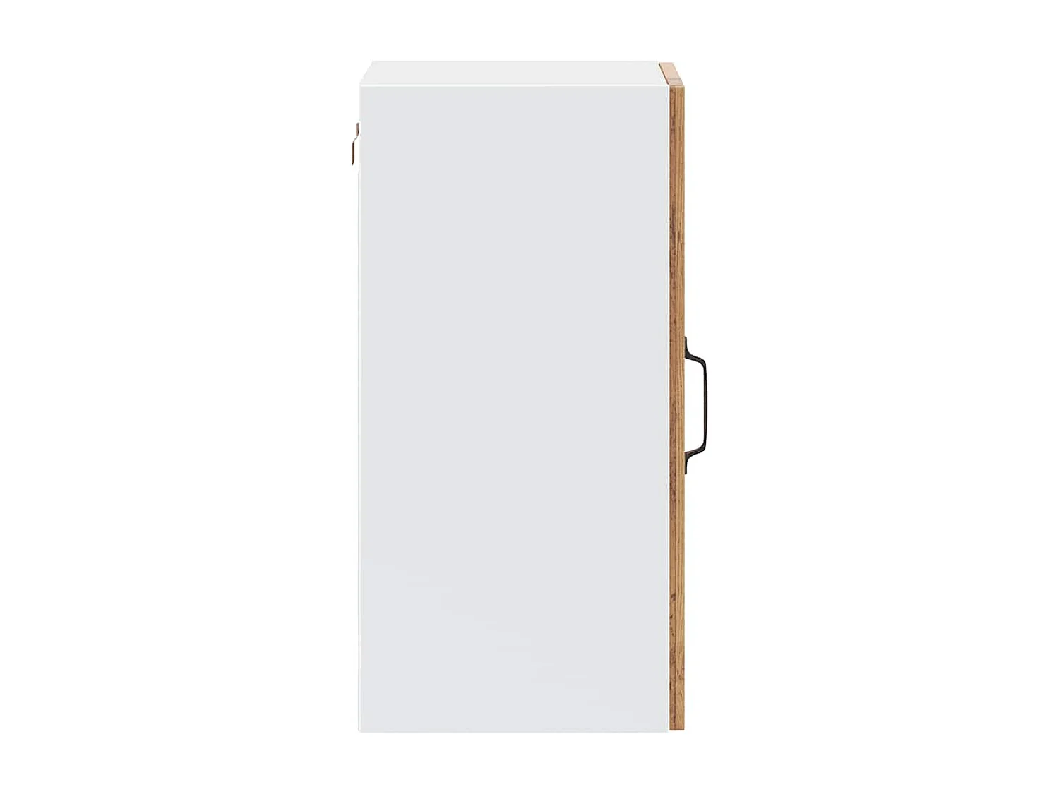 Armoire murale de cuisine avec porte en verre Porto vieux bois