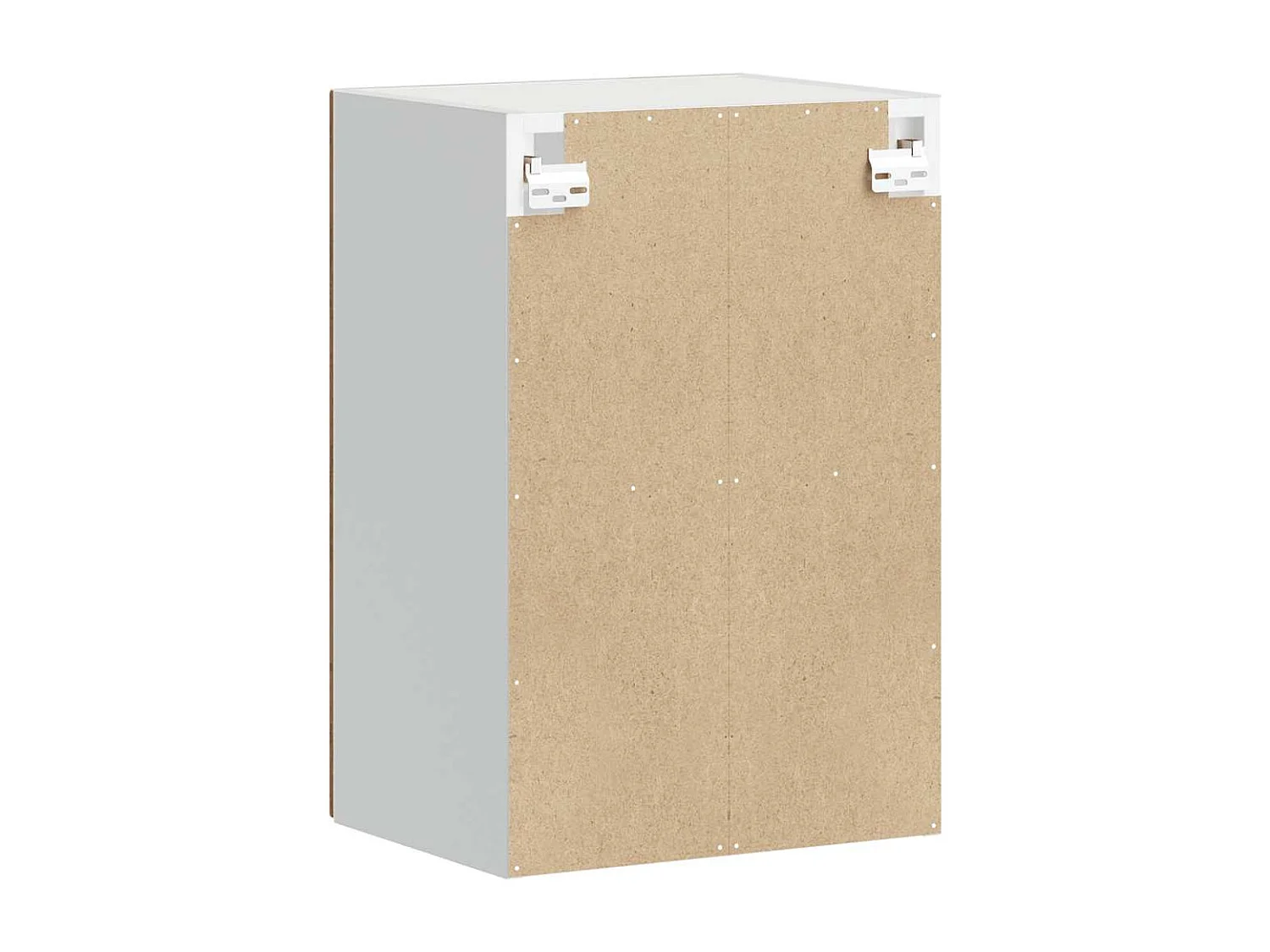 Armoire murale de cuisine avec porte en verre Porto vieux bois